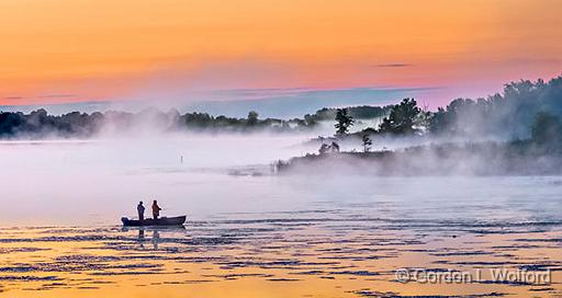 Misty Sunrise Fishing_P1170310-2.jpg - Photographed along the Rideau Canal Waterway near Smiths Falls, Ontario, Canada.